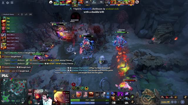 TSpirit.Yatoro's ultra kill leads to a team wipe!