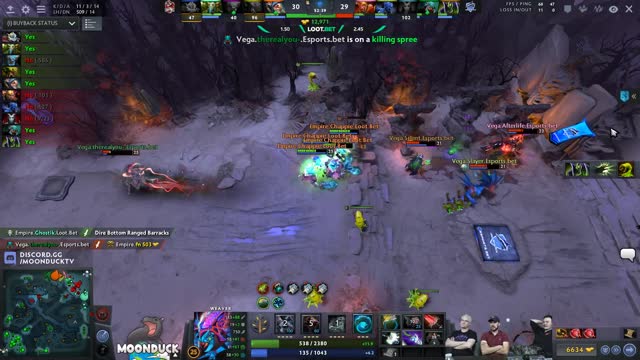 Vega.ALOHADANCE's triple kill leads to a team wipe!