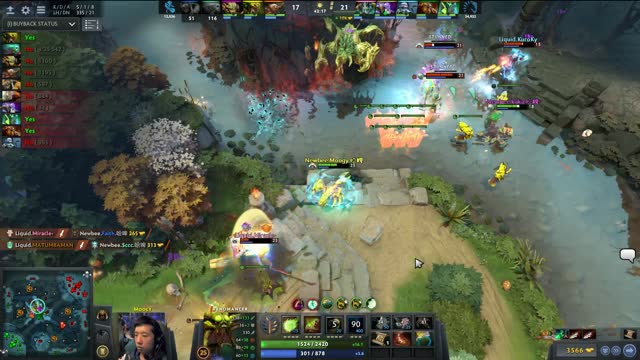 Miracle-'s triple kill leads to a team wipe!