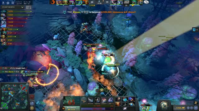 TNC.Raven's ultra kill leads to a team wipe!