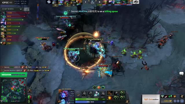 Secret.MidOne gets a triple kill!