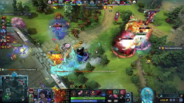 PSG.LGD.NothingToSay gets a triple kill!